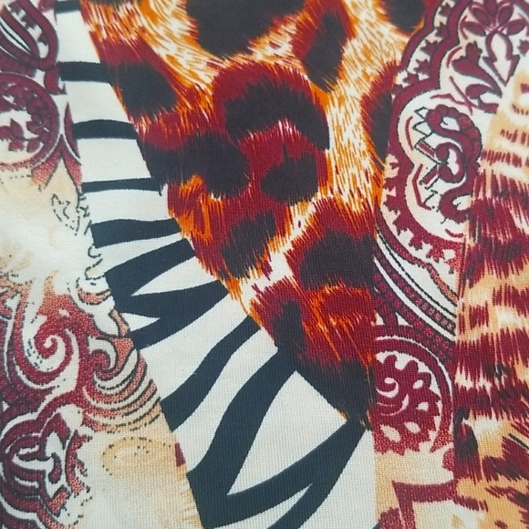 🦋No.1 Funwear Factory 90s Vintage Mixed Animal Print Top - Picture 4 of 5